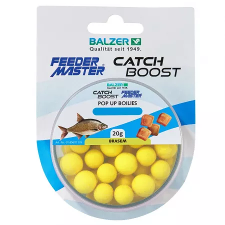Balzer Catch Boost Method Feeder Pop Up Boilies 6&8mm - Gelb-Brasem