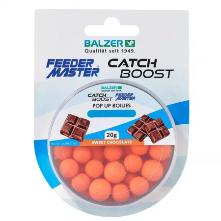 Balzer Catch Boost Method Feeder Pop Up Boilies 10&12mm - Orange-Sweet-Chocolate
