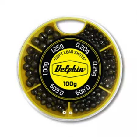 Delphin Schrotblei 100g - GELB