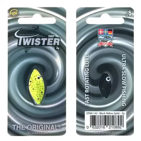 ANGEBOT OGP Twister 2.0g - Black Yellow Splat
