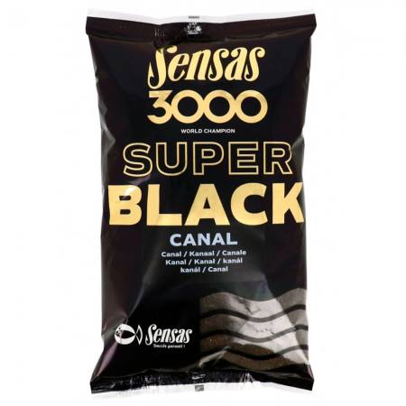 Sensas 3000 Super Black Canal 1kg