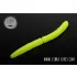 Libra Lures FATTY D'Worm "Garlic" 65mm - Hot Yellow 006