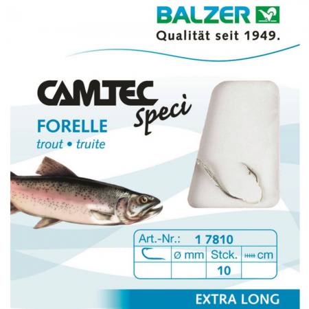 Balzer Camtec Forelle Sbiro SILBER - 140cm