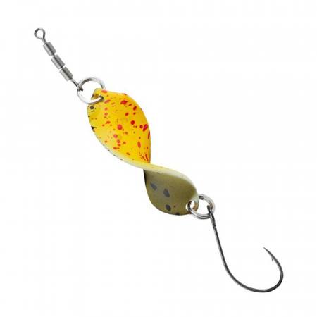 Cucchiaio Pesca Balzer Trout Attack Shooter 6,0g - Forma Elica Per Trota, Colore Arancione/Oro - 6
