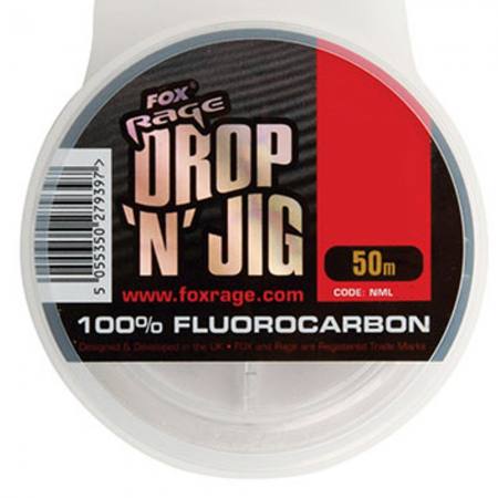 Fox Rage - Drop&Jig Fluorocarbon 50m - 0,30mm