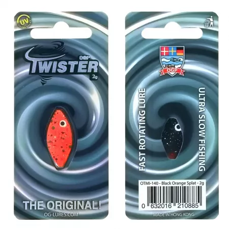 OGP Twister 2.0g - Black Orange Splat - Angebot