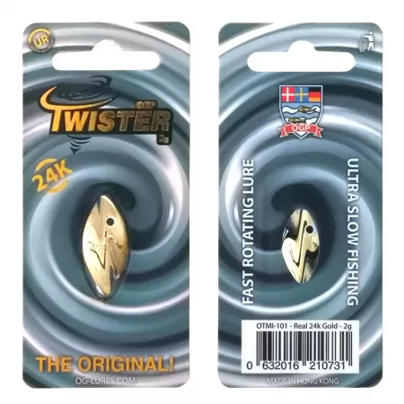 OGP Twister 2.0g - Real 24k Gold