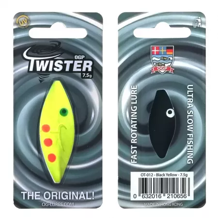 OGP Twister 7.5g - Black Yellow