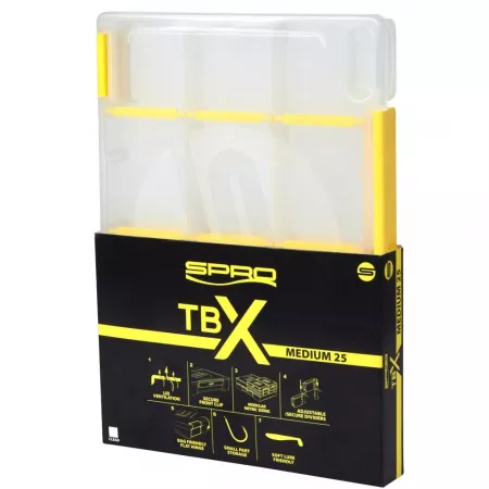 Spro TBX - Tackle Box Clear - Medium 25