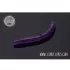 Libra Lures FATTY D'Worm "Garlic" 65mm - Purple with Glitter 020