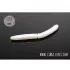 Libra Lures FATTY D'Worm "Garlic" 65mm - Silver Pearl 004