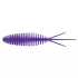 Libra Lures TURBO WORM "Cheese" 56mm - Purple with Glitter 020
